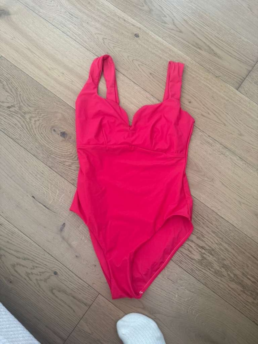 BONDI BORN Hot Pink Sculpted One-Piece